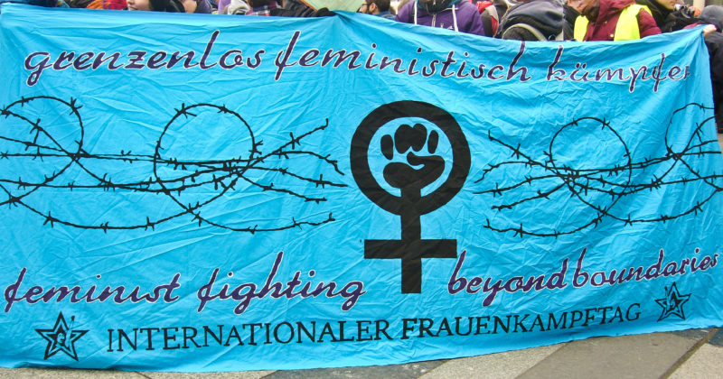 Transparent Internationaler Frauenkampftag